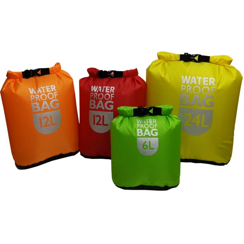 Saco seco à prova dwaterproof água natação seco flutuante caiaque sacos pacote rio rafting vela resistência passeios de barco trekking