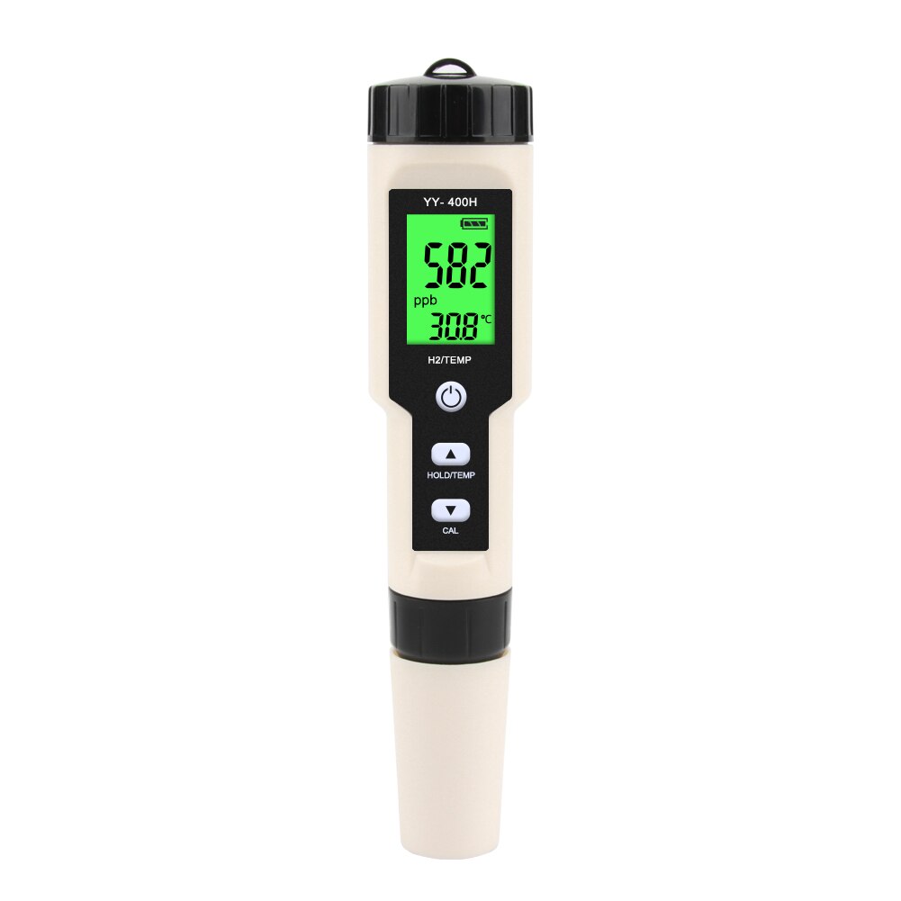 2 in 1 Waterproof Water Monitor Tester Hydrogen Rich Water Detector Hydrogen-Rich H2 Meter Digital Water Tester