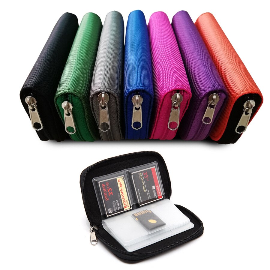 ! SD SDHC MMC CF Card Micro SD Memory Card Storage Carrying Pouch bag Box Case Holder Protector Wallet