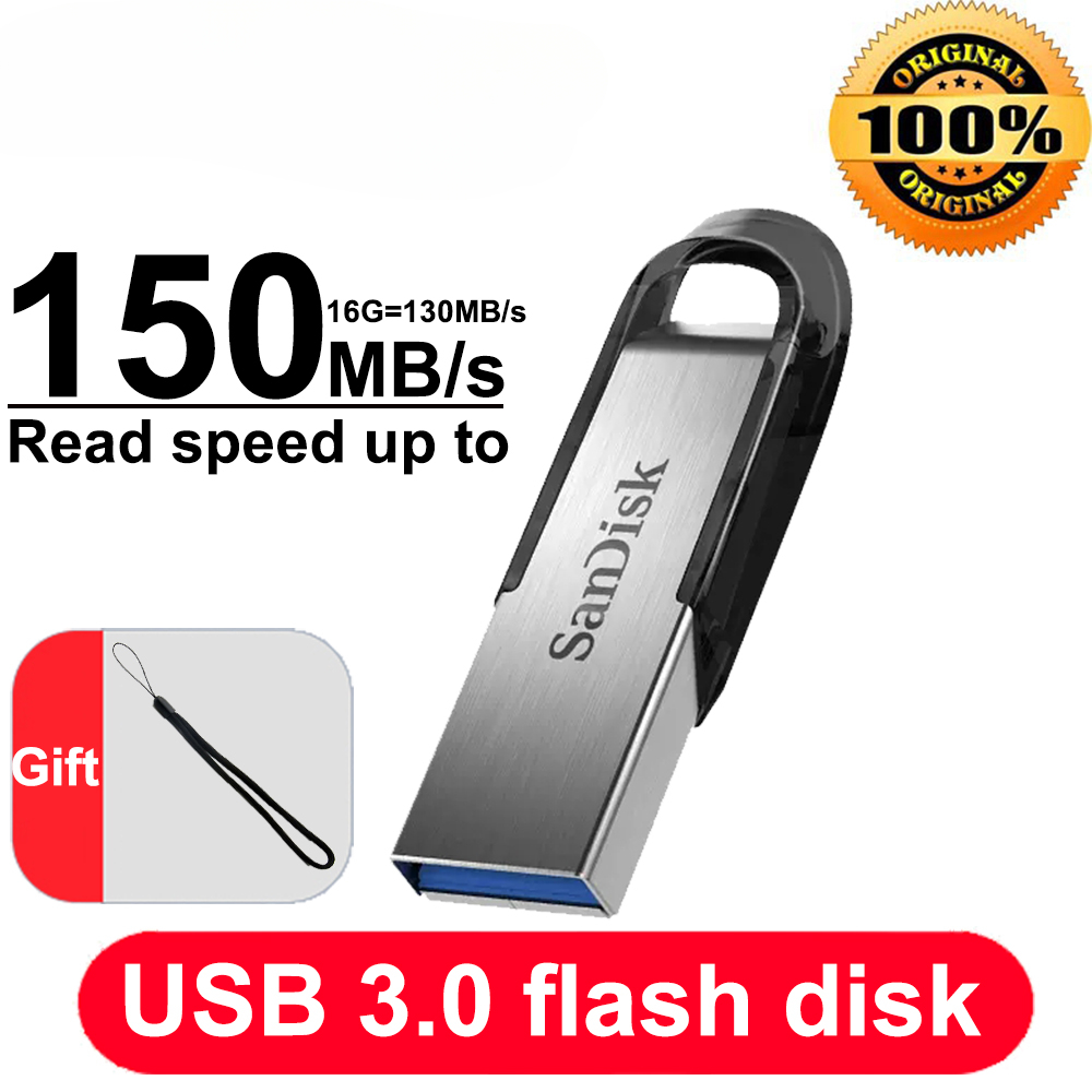 Oryginalny pendrive sandisk usb 3.0 32gb 64bg 128gb 256gb metalowy pendrive  cz73 urządzenie pamięci 512gb usb do komputera: 64 gb