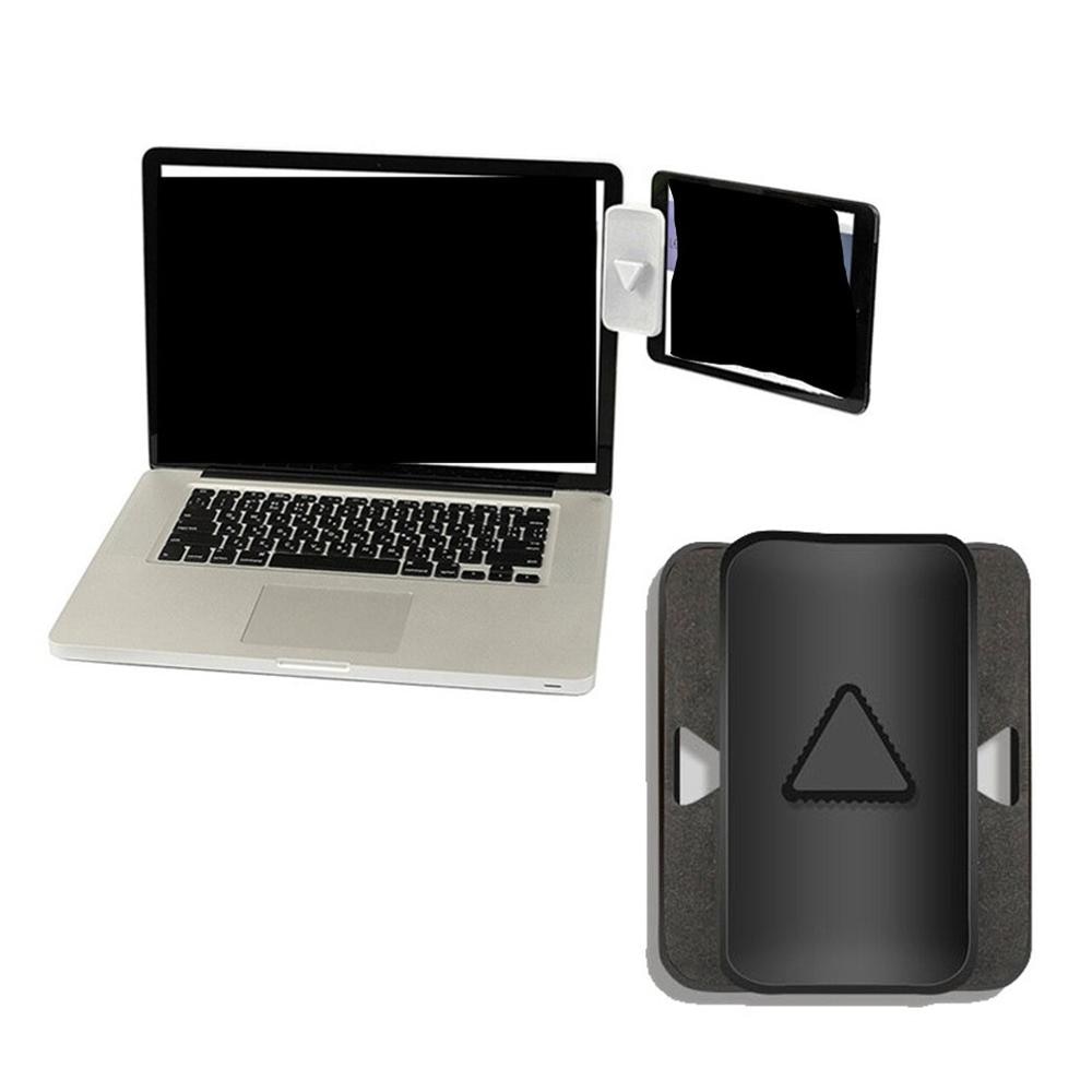 Soporte Multi pantalla portátil Montaje Lateral conecta soporte de tableta doble Triple Monitor pantalla Clip ajustable soporte de teléfono
