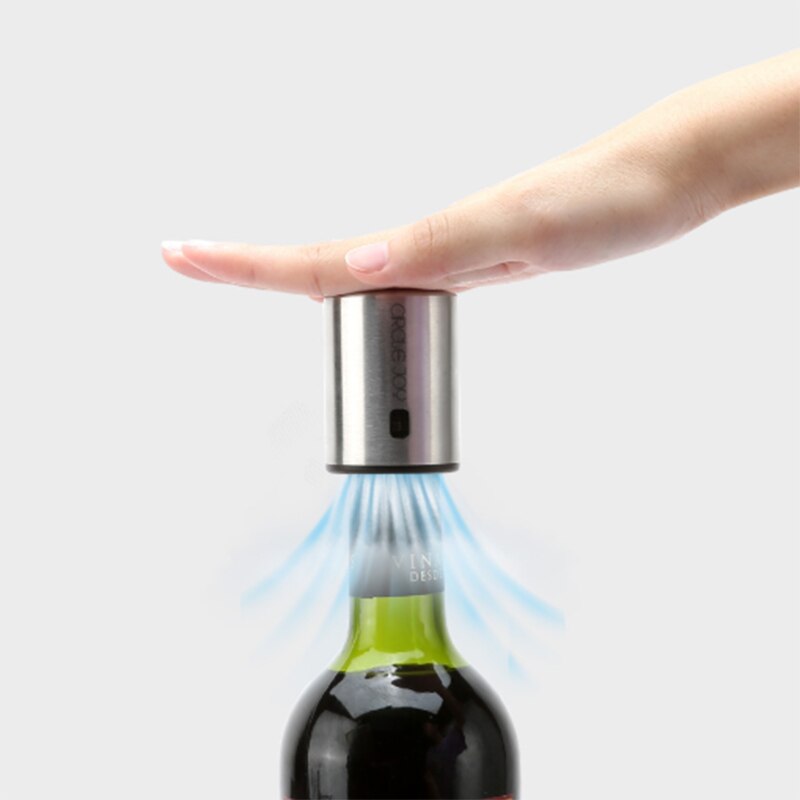 Xiaomi mijia círculo alegria inteligente rolha de vinho elétrico mini plug rolhas de vinho tinto integração de memória vácuo aço inoxidável
