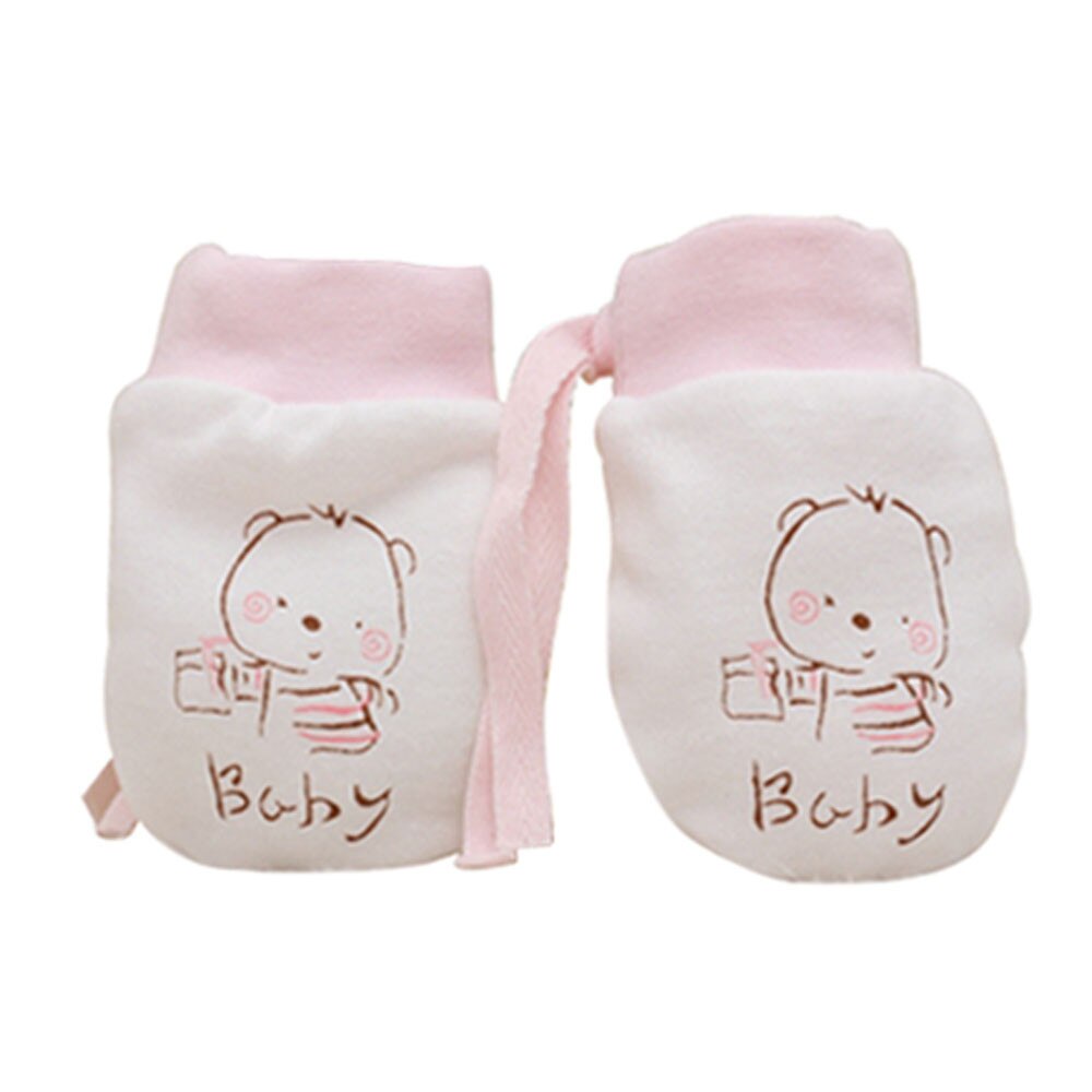 TELOTUNY-gants pour -né | gants pour enfants bébé, gants d'hiver anti-rayures u71220: Rose