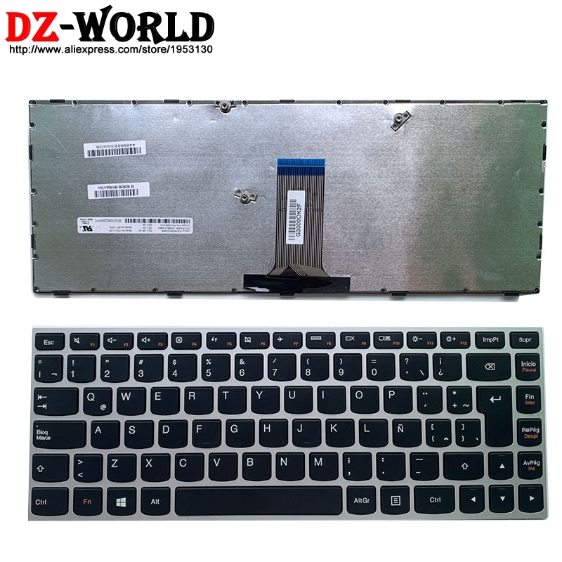 Original Latin Laptop keyboard for Lenovo 500-14ACZ ISK Z41-70 G40-70 80 30 B41-30 80 felx2-14 B40-30 45 300-14ISK Z40-70 75