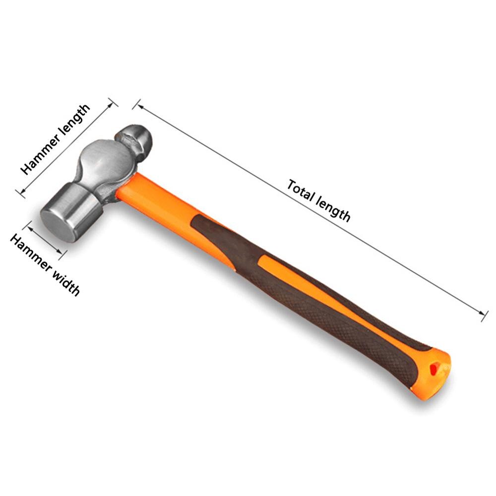 0.5LB-2LB Hammer Multifunctional Woodworking Electronic Tool Hammer Metalworking Ball Pein Hammers