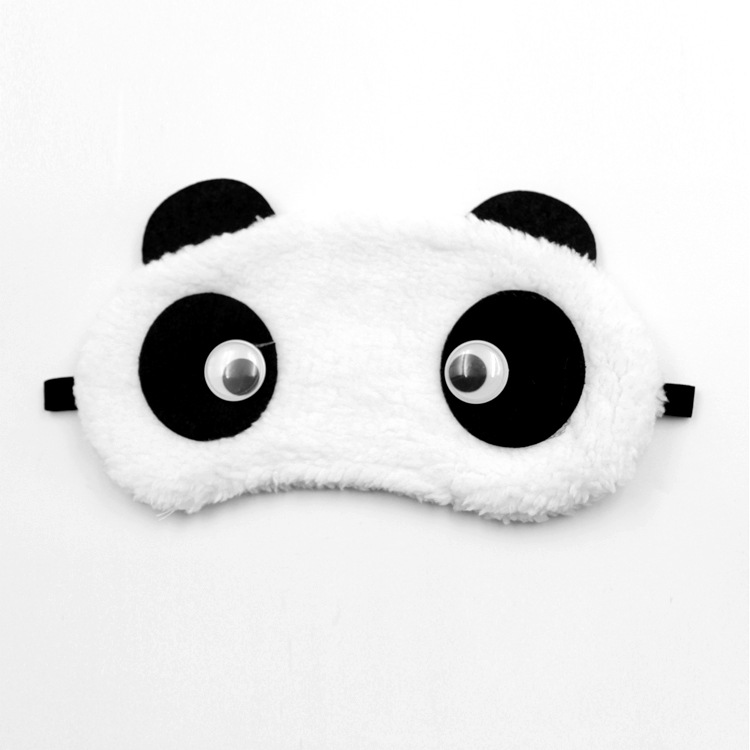 Eye Mask Sleeping for Shading Relax Help Sleep Cute Panda Sleep Mask Soft Eyepatch Nap Health Eye Cover: Gold