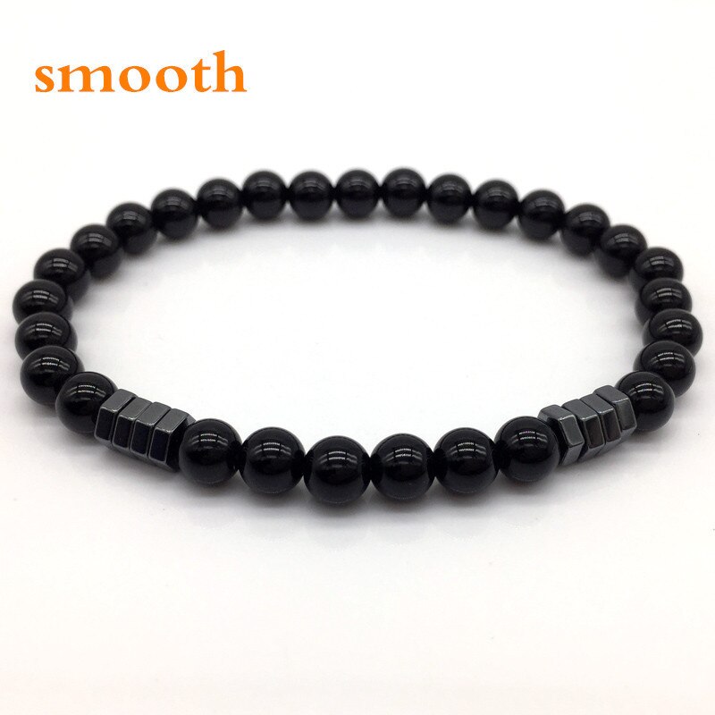 NAIQUBE Mode Geometrische Kralen Mannen Armbanden Eenvoudige Klassieke Stone Bead Charm Armbanden en Armbanden Voor Mannen Sieraden: 1