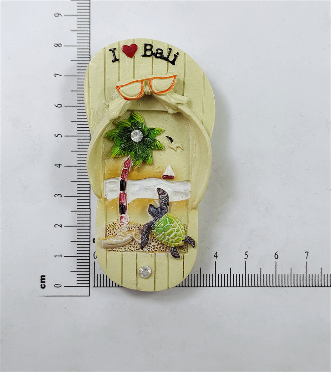 Designo Magnete per frigorifero 3D Taj Mahal, souvenir dell'India, 7 cm