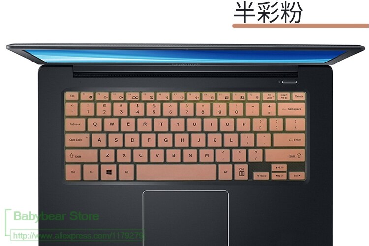 Silicone Keyboard Protective Film Cover Skin Protector For Samsung Ativ Book 9 Lite 910S3L 110S1K S1J 910S3L-M01/02 13.3'' 13'': pink