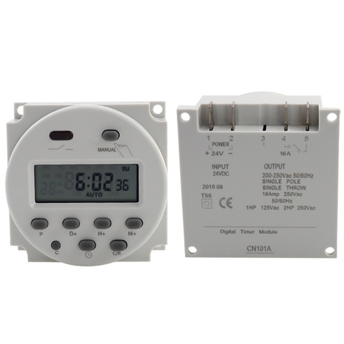 Digital Microcomputer 7Days Weekly Programmer Electronic Timer Switch 220V Time Relay with Countdown 12V DC for Light Fan