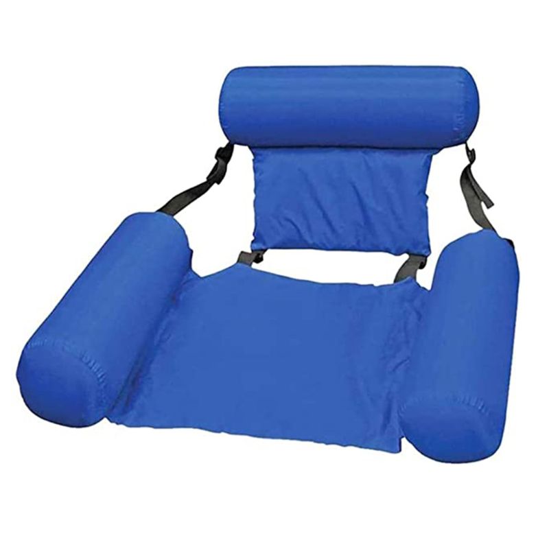 Hammock Inflatable Pool Float Multi-Purpose Summer Swimming Pools Water Chair 63HE: Default Title