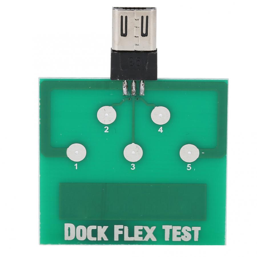 2 stk grøn bærbar mobiltelefon ladestik mikro test board reparationsværktøj til android
