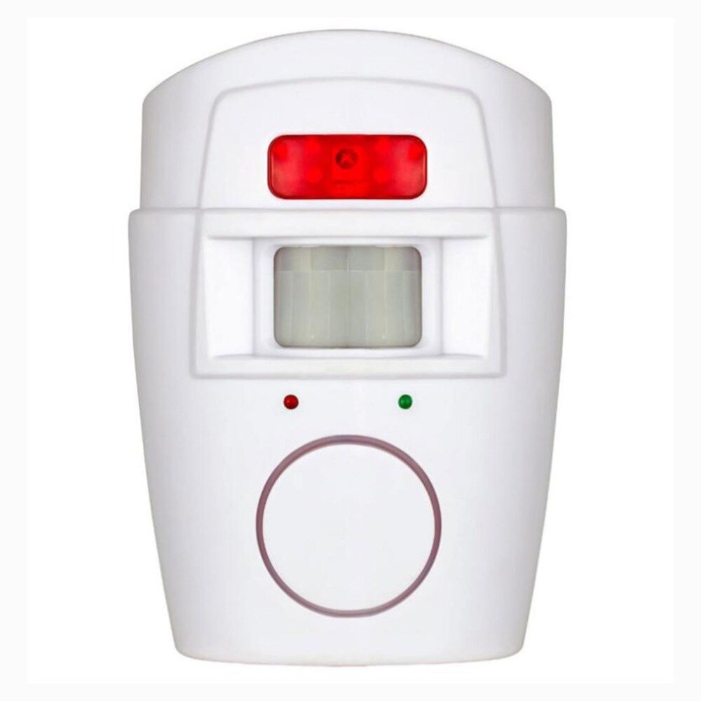 PIR Motion Sensor Alarm Wireless Home Garage Caravan 2 Remote Controls Security PIR Motion Detectors for Home Caravans