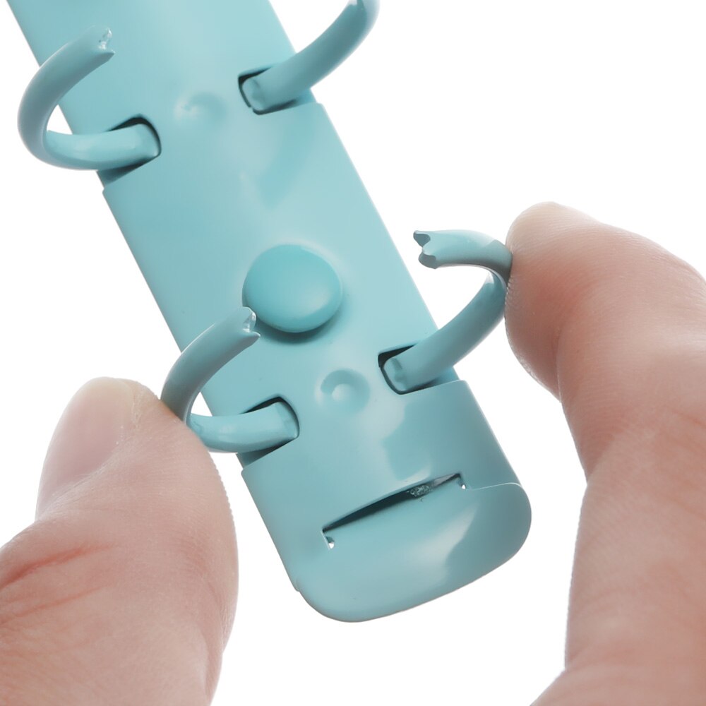 1PC Loose Leaf Binder Clip Spiral Ring Binder Book For Diary Notebook Planner Binder Clip File Folder Notepad Inner Paper Clip