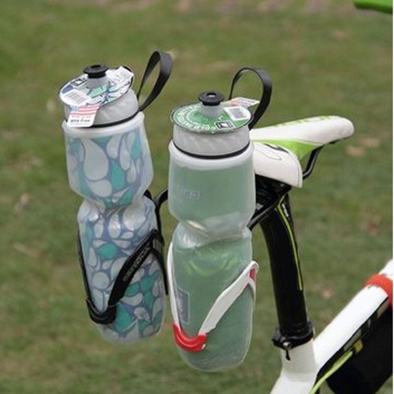 Vélo bouteille d'eau Cage VTT selle arrière Double porte-porte-bidon en aluminium siège support adaptateur équipement accessoires
