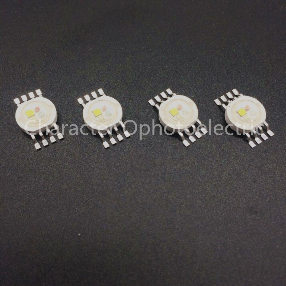 20 stuks rgbw (rgb+w ) 4*3w 12w led-lamp emitterdiodes voor podiumverlichting, krachtige led 45 mil epistar led-chip