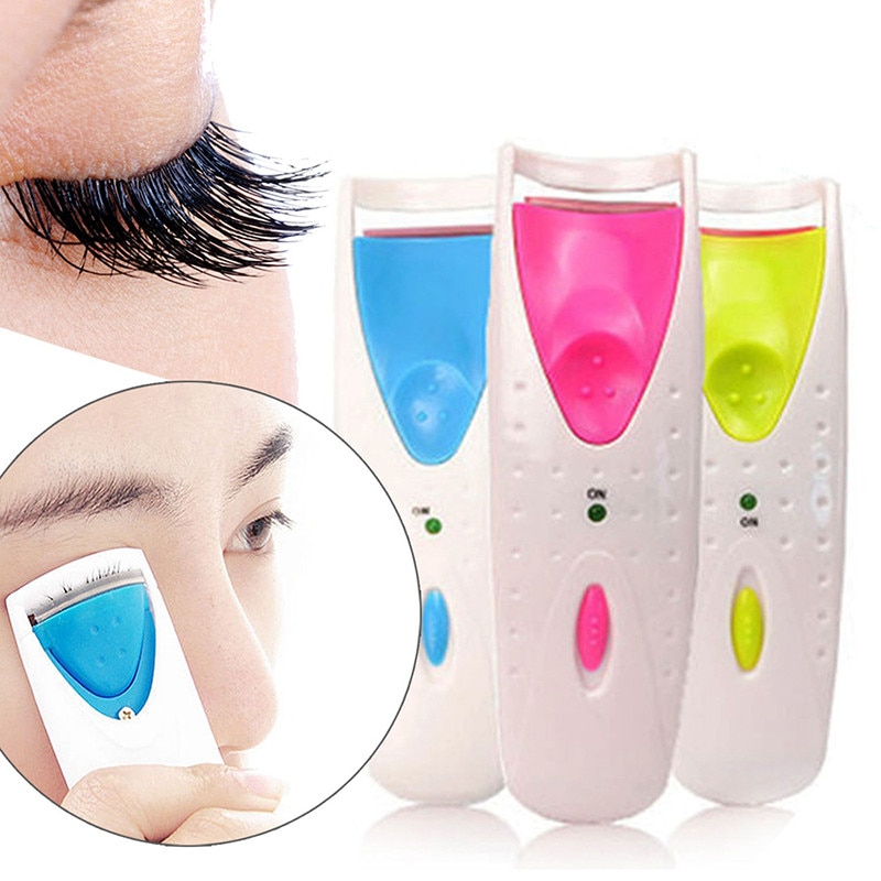 Vrouwen Make-Up Elektrische Verwarmde Wimperkruller Langdurige Eye Lash Perm Verwarmde Wimpers Clip Recourbe Automatische Tool