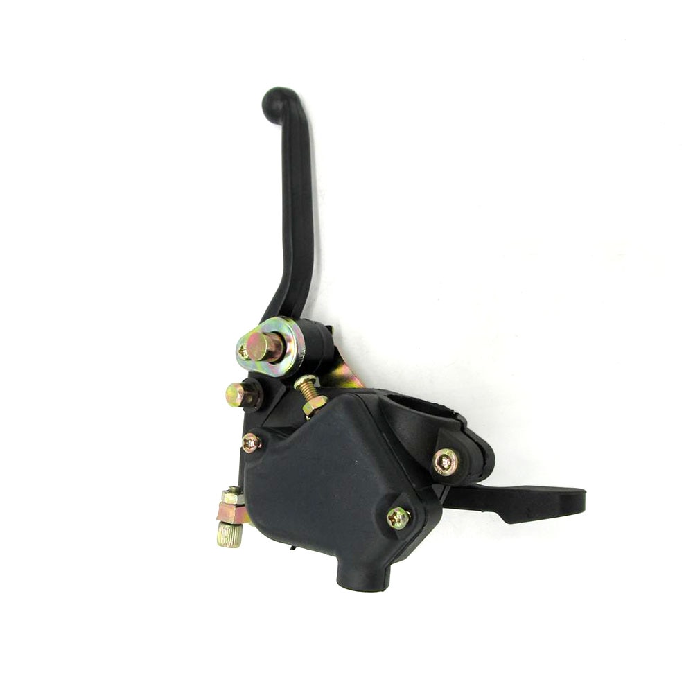 Universal Dual Brake Thumb Throttle Lever For Mini 2 Stroke ATV Quad 4 Wheeler 47cc 49cc 7/8" Handlebar Thumb Throttle