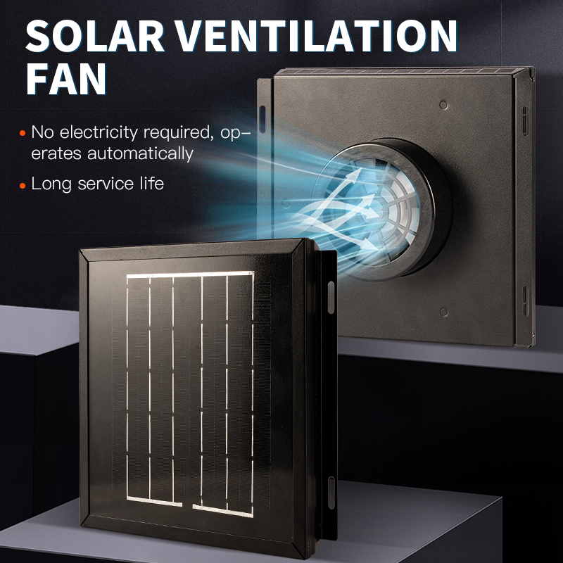 Ventilador de techo de ventilación de energía Solar, Extractor de aire para caravanas, coche, barco, RV, casa verde