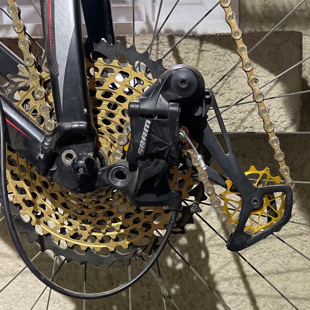Rueda Jockey de bicicleta 12T 14T, desviador trasero, polea de cerámica, rodillo guía de bicicleta de carretera para Shimano Sram GX XX1 X01 Eagle NX 12 velocidades