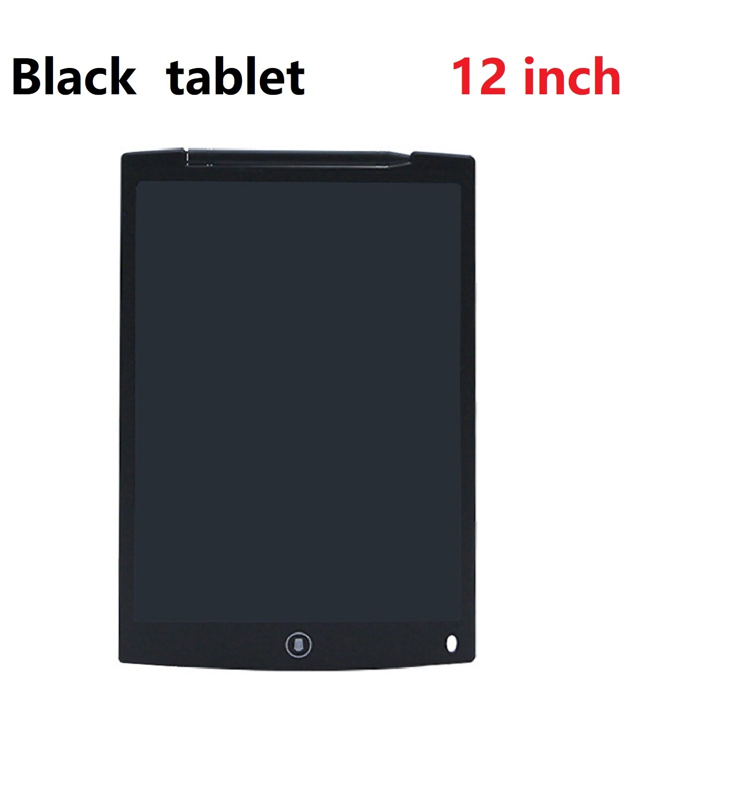 12 inch/8.5 inch LCD Writing Drawing Tablet Drawing Doodle Graphic Board Digital Handwriting Notepad Kids Adult: Black