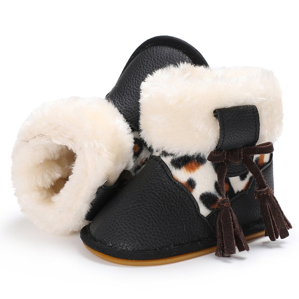 Neugeborenen Winter Weiche Warme Baby Mädchen Schnee Stiefel Ersten Wanderer Kleinkind Stiefel
