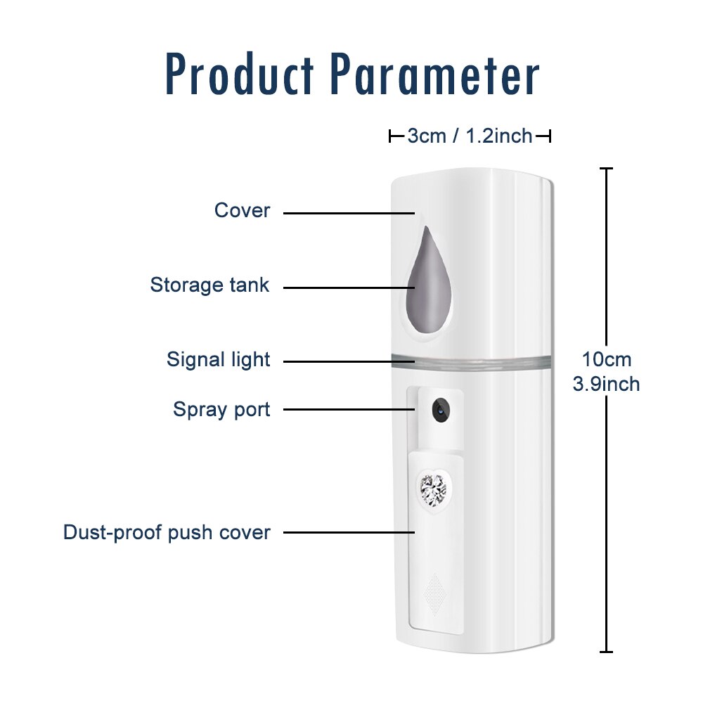 Oplaadbare Huid Scrubber Gezicht Stoomboot Koud Nano Mist Spuit Facial Peeling Reiniging Porie Schoner Mee-eter Verwijderen Schoonheid