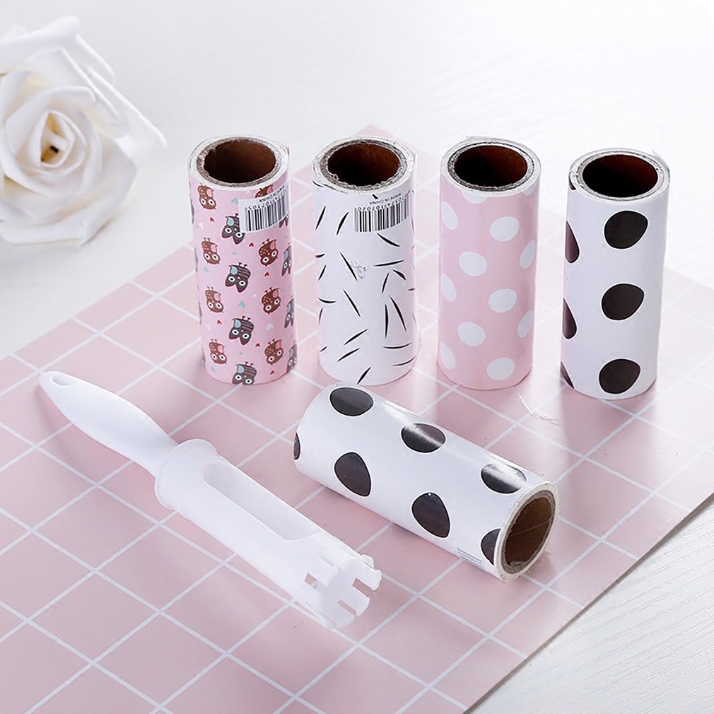 Draagbare Lint Remover Handleiding Mini Lint Roller Kleding Borstel Gereedschap Thuis Dagelijks Kleding Haar Kleverige Haren Roll Schoonmaken Tool