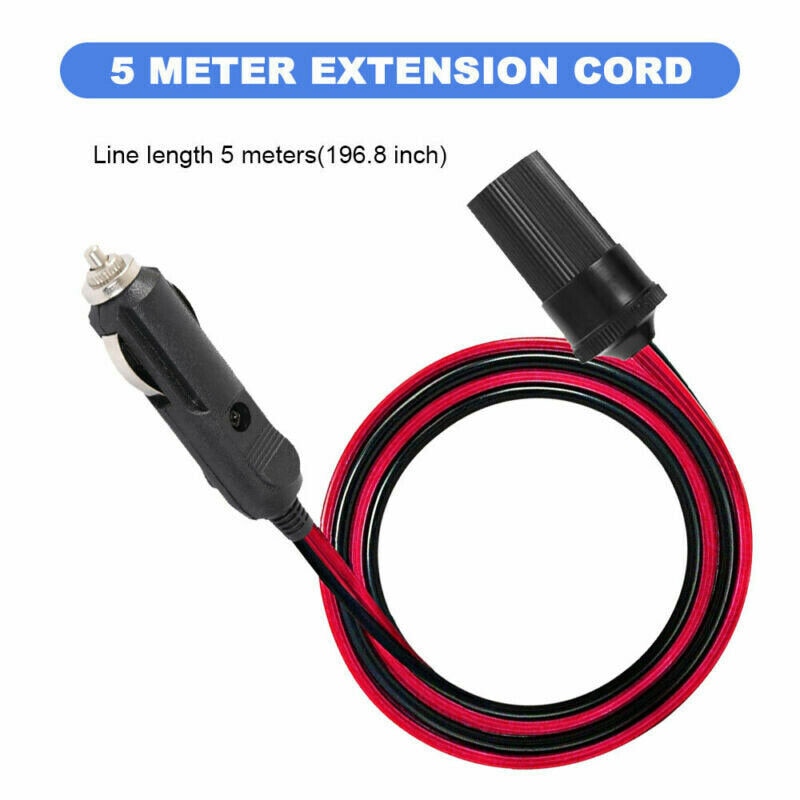 12v 5m auto sigarettenaansteker verlengkabel adapter stopcontact oplader snoer auto accessoire csl 88