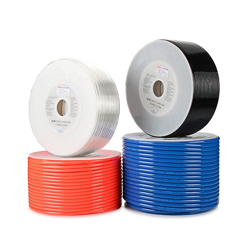 1 metro 8mm 6mm 4mm 10mm 12mm 14mm 16mm tubo de manguera tubo de aire tubo neumático de Gas plástico PU OD 8x5mm 12x8 10x6,5mm 6x4 4x2,5mm