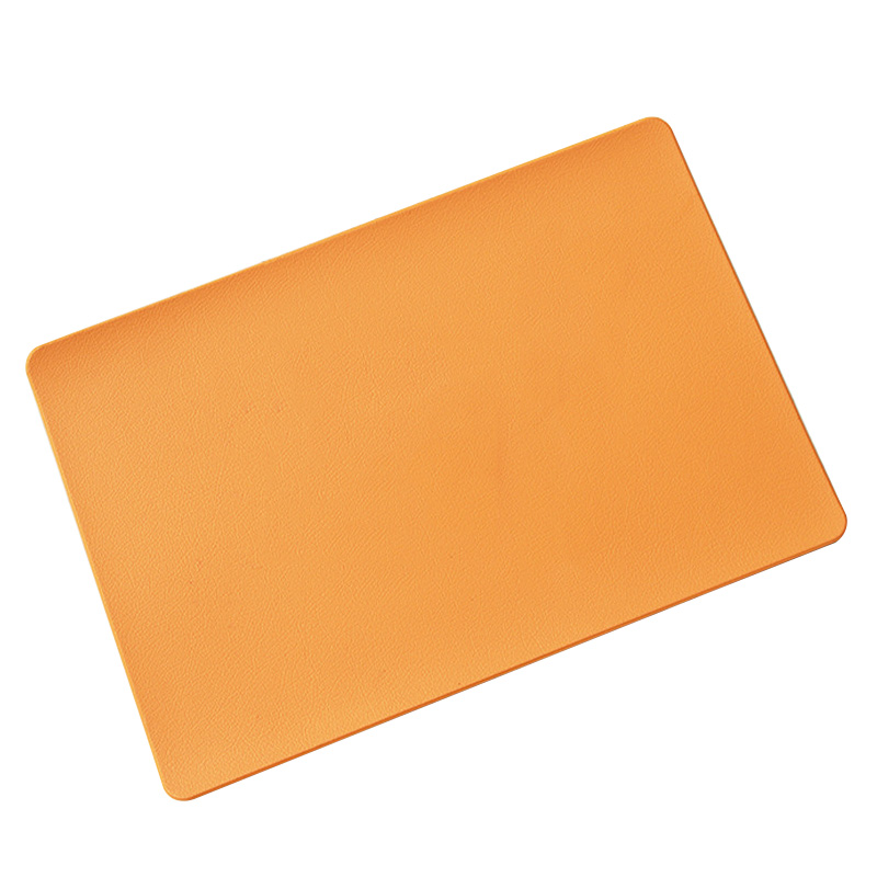Extra Grote Siliconen Mat Hittebestendige Blad Waterdicht Pad Keuken Teller Protector Vinyl Craft Matten Antislip Tafel Placemat: yellow