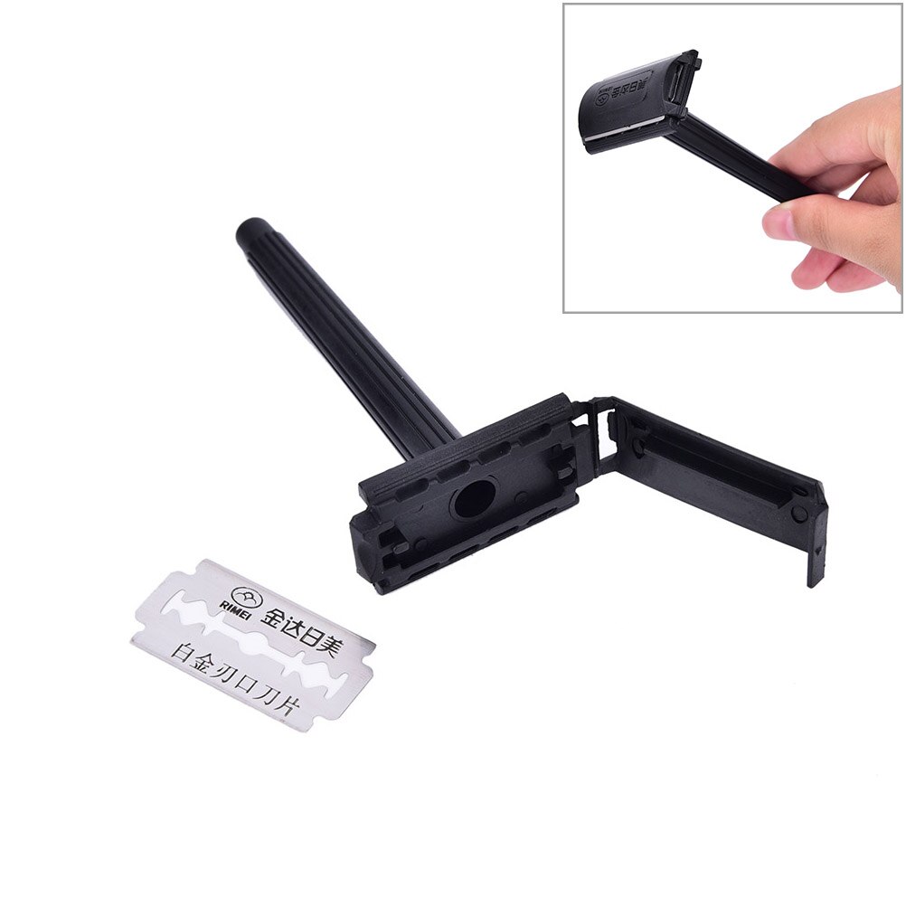 Men Double Edge Blade Shaving Hair Razor Shaver Blades Old-Style