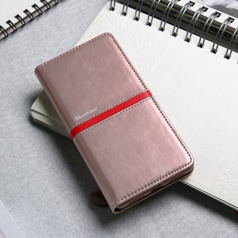 Portfel ze skóry PU etui na telefon dla Oukitel WP8 zawodowiec moda etui z klapką dla Oukitel WP8 zawodowiec pokrowiec biznesowy miękkiego silikonu tylna okładka: róża złoto