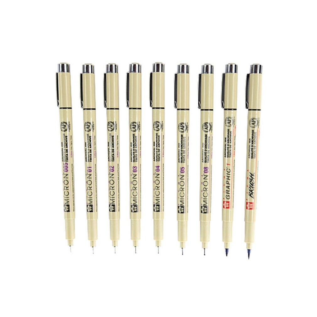 Japanese Style Needle Pen Hook Line Pen Drawing Pen Comics Hand-painted Sketch Pen Stationery