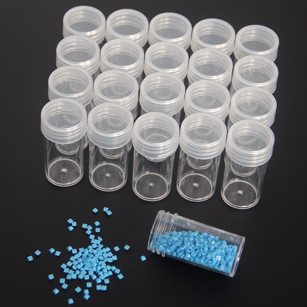 70 flaschen Lagerung Kasten Diamant Mosaik Korn Organizer Container Zubehör Diamant Stickerei Fällen Kunststoff Kasten Werkzeuge