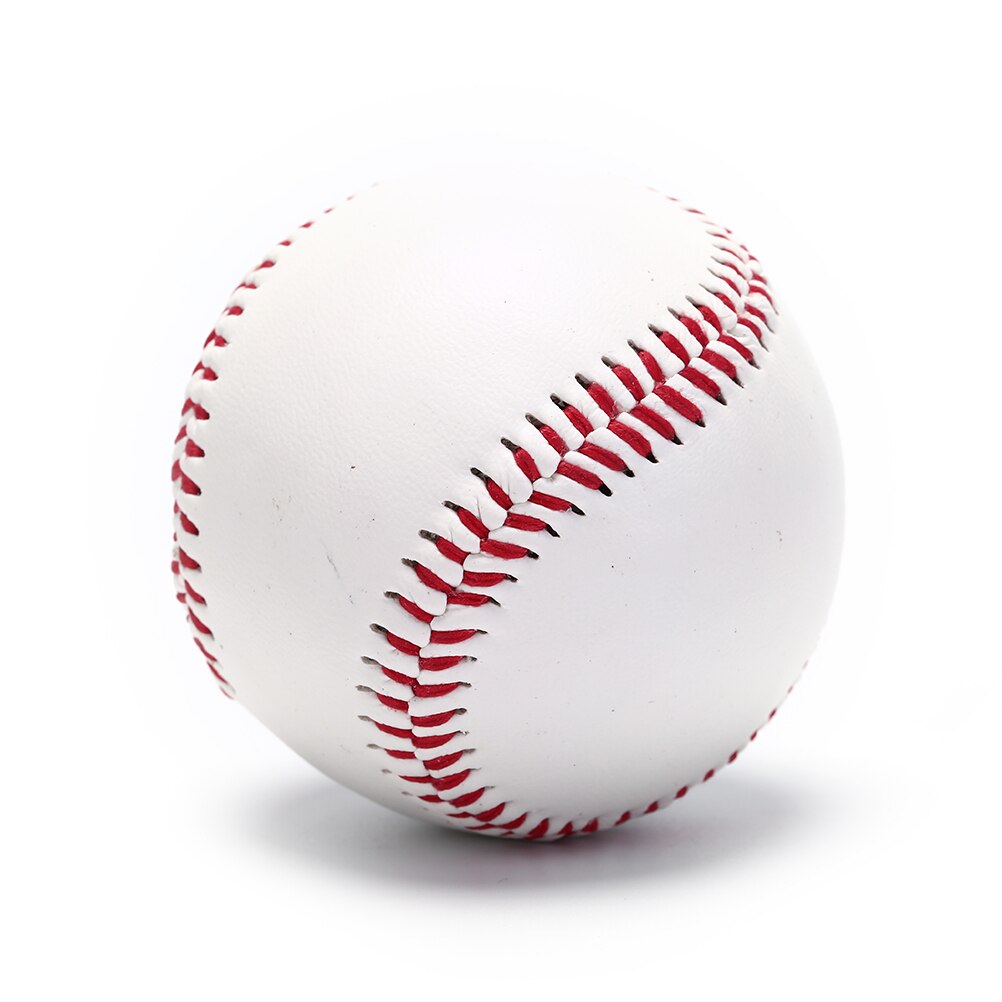 Balles de baseball de 9 pouces avec revêtement en pvc et intérieur en caoutchouc souple et dur, entraînement au softball