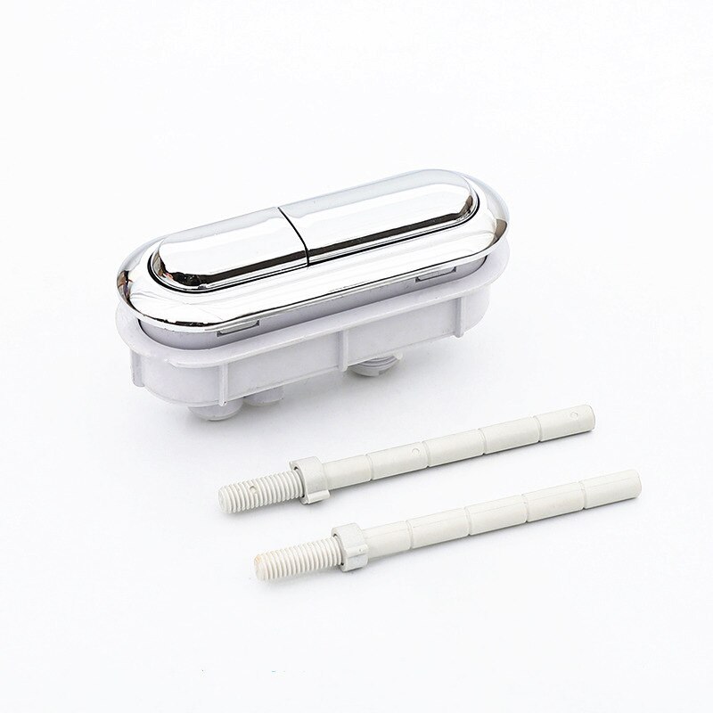 9.9X2.9cm Toilet water tank double key flush push button Long strip ABS Plastic Toilet push button fittings,JO21009
