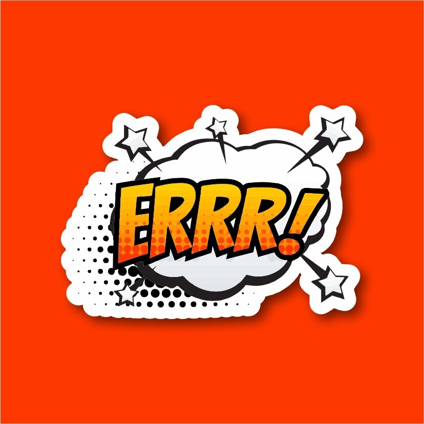 Errr Pop Art Laptop En Telefoon Sticker-Decal Max.8cm