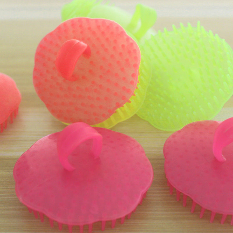 Shampoo Washing Hair Massage Brush Massager Comb Scalp Shower Body Random Color