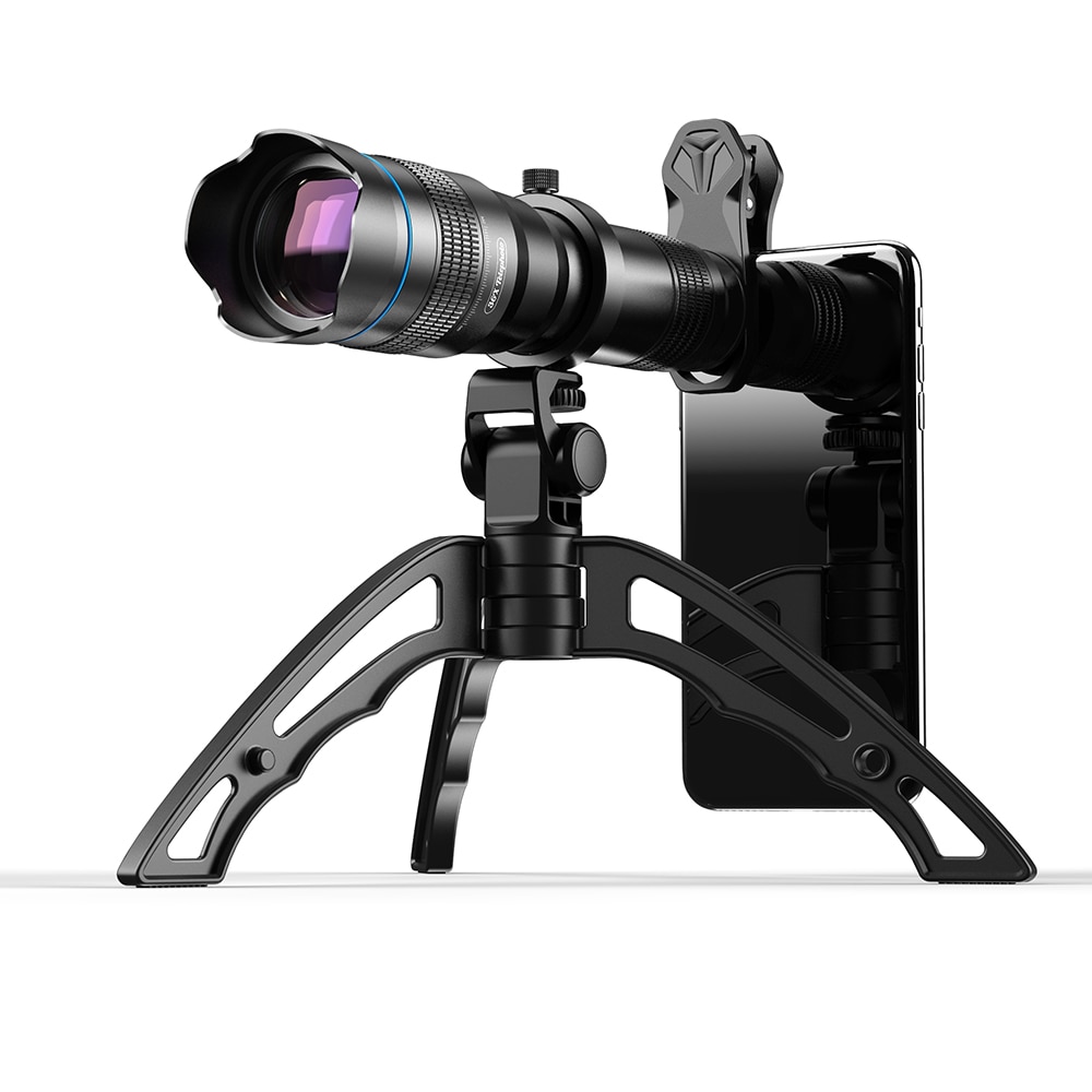 APEXEL 28x/36x/60x HD Telephoto Zoom Smartphone Monocular Telescope Camping Phone Telephoto Lens for Xiaomi/Samsung/Android: 36X With Tripod