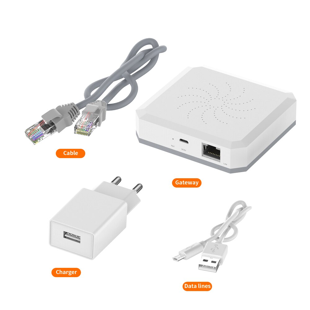 Tuya zigbee smart gateway hub smart home bridge smart life app automation trådløs fjernbetjening arbejde med alexa google home: Kablet hub / Os