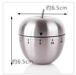 Mechanische Kookwekker Roestvrij Staal Ei Machines Count Down Herinnering Wekker Interval S Koken Gereedschap: apple