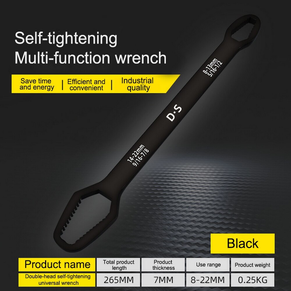Adjustable Wrench 6-25mm Adjustable Spanner Ratchet Keys Mechanical Workshop Tools Multi-tool Wrenches Ratchet for Heads Hand