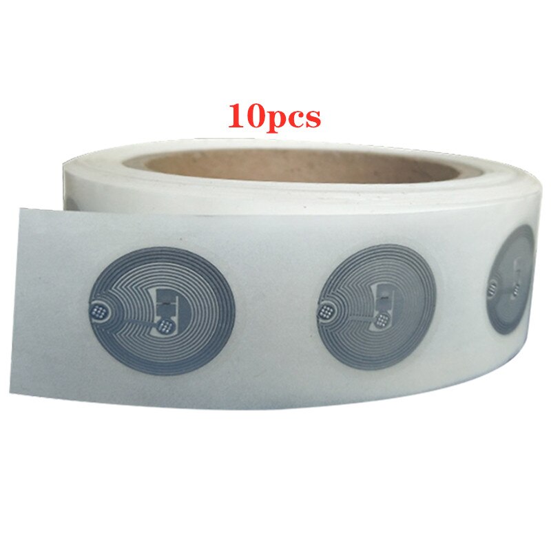 5/10pcs RFID tag UID changeable nfc stickers with block 0 mutable writable for 1k s50 13.56Mhz nfc card clone crack hack: UID Wet inlay-10