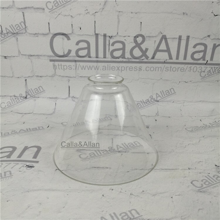 Amber/ clear glass lampshade DIY lighting lamp shade