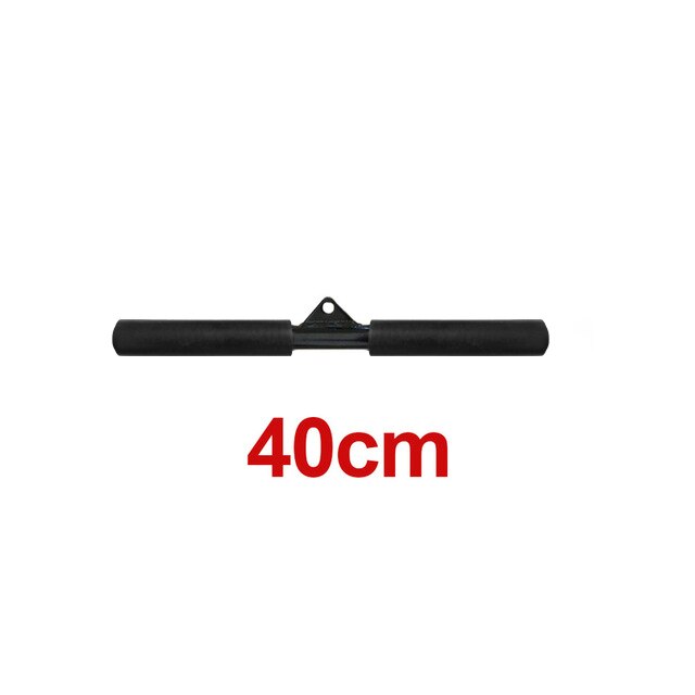Fitness Gym Pully Cable Machine Attachments Biceps Triceps Blaster T-bar Handle Grip Pull Down Rowing Home Machine Accessories: only 40 CM Bar