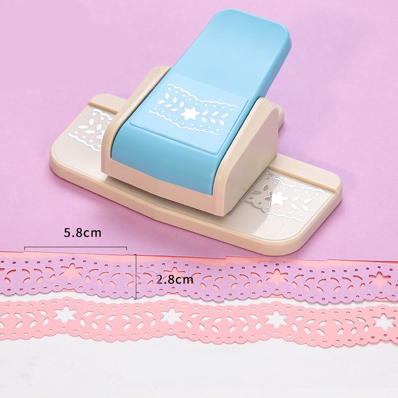 Grote Fancy Grens Embossing Punch Scrapbooking Machine Handgemaakte Rand Apparaat Diy Papier Stoten Voor Cutter Bilaterale Jade Haak: mizhihua