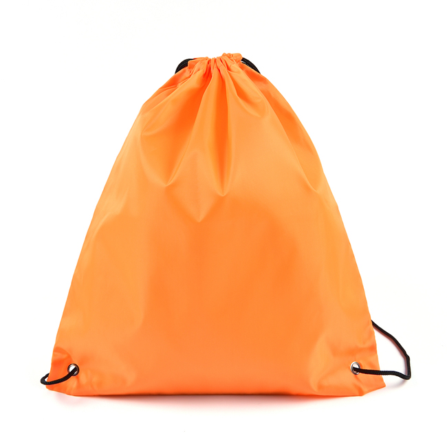 Portable Oxford sac de sport cordon sac ceinture équitation sac à dos salle de sport cordon chaussures sac vêtements sacs à dos étanche: orange