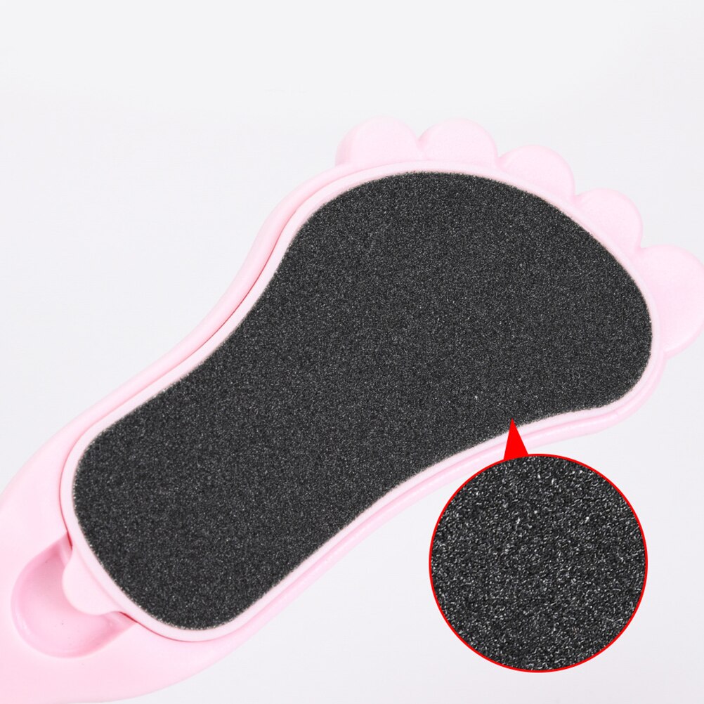 Stainless Steel Foot File Dead Skin Remover Foot Grinding Tool Foot Dead Skin Grinder for Woman Man Adults (Pink)