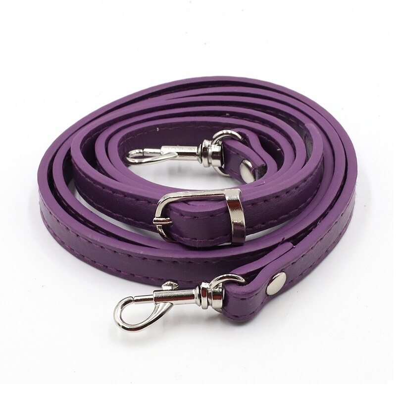 120 cm Leather Shoulder Bag Strap Accessories DIY Cross Body Adjustable Belt Bag Solid Bag Strap Replacement: 10